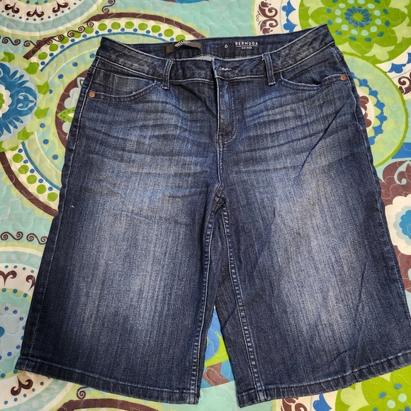 Simply Vera Vera Wang Pants - Simply Vera Vera Wang Blue Bermuda Shorts